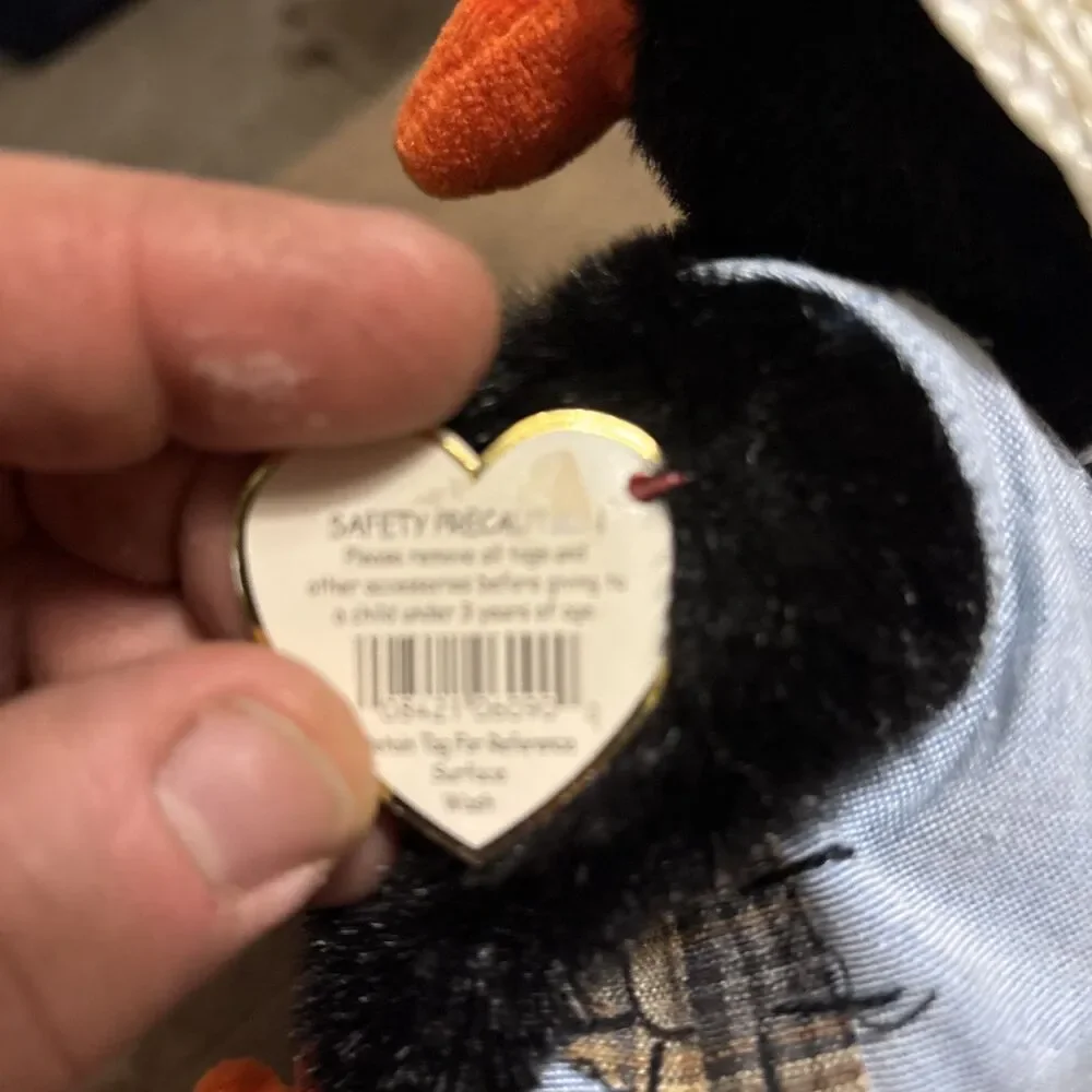 Ty Attic Treasures CAWLEY the Crow 1993 – Vintage Plush with Tag